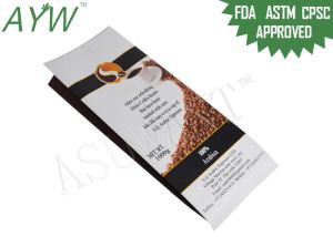 1000 گرم کیسه بسته بندی لوبیای قهوه / کیسه های چای بسته بندی شده به صورت جداگانه مهر و موم شده