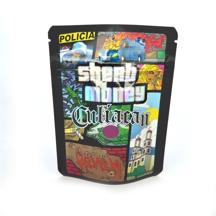3.5G Runtz 420 Packing Bags Holographic Laser Food Grade Candy Packaging Bag