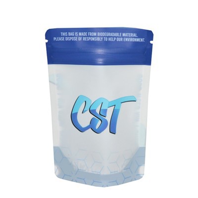 1 / 8oz کیسه های زیپ اثبات کننده بوی سفید / شکاف برای آزمایشگاه دارای مجوز Damiana