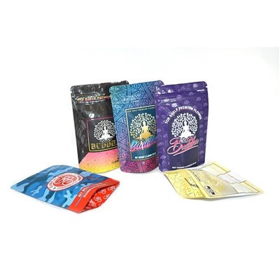 سفارشی سفارشی 3.5 گرم پلاستیک زیپ پلاستیک پریمیوم عجیب و غریب گلدان گلدوست