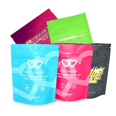 بسته بندی کوکی های کیسه ای 3.5 گرم/7g/1oz/1lb کیسه mylar با زیپ را بایستید