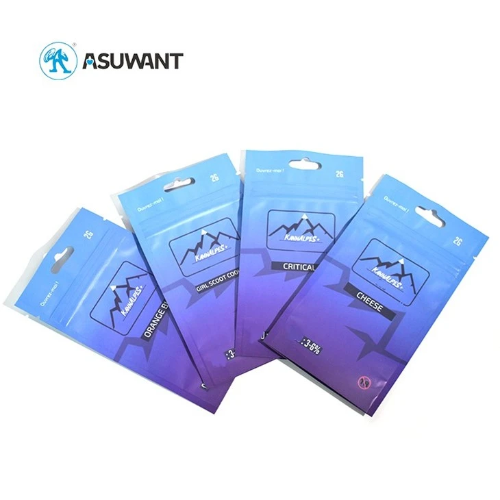 Matte Ziplock Stand Up Pouches Edible Packaging Custom Printed Aluminum Foil Bags Doypack